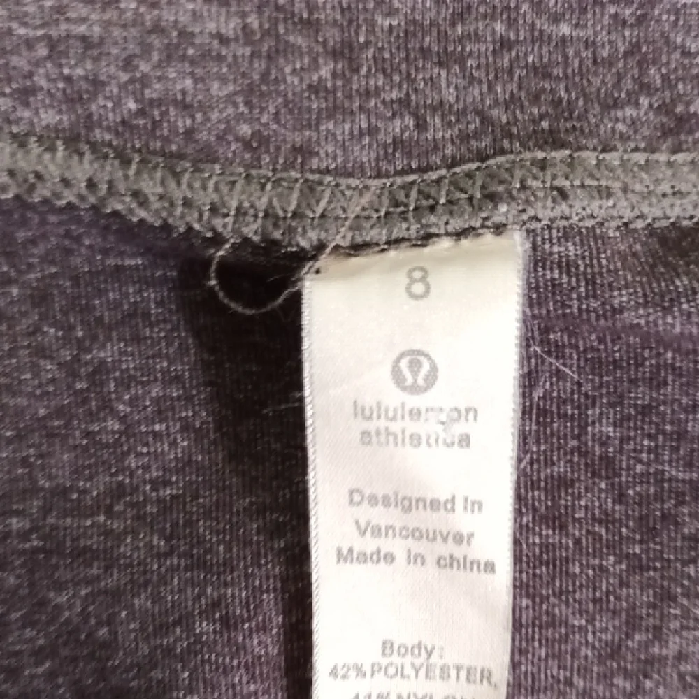 Size 8 Purple and Gray Sweater with Stand-Up Collar - Picture 10 of 15